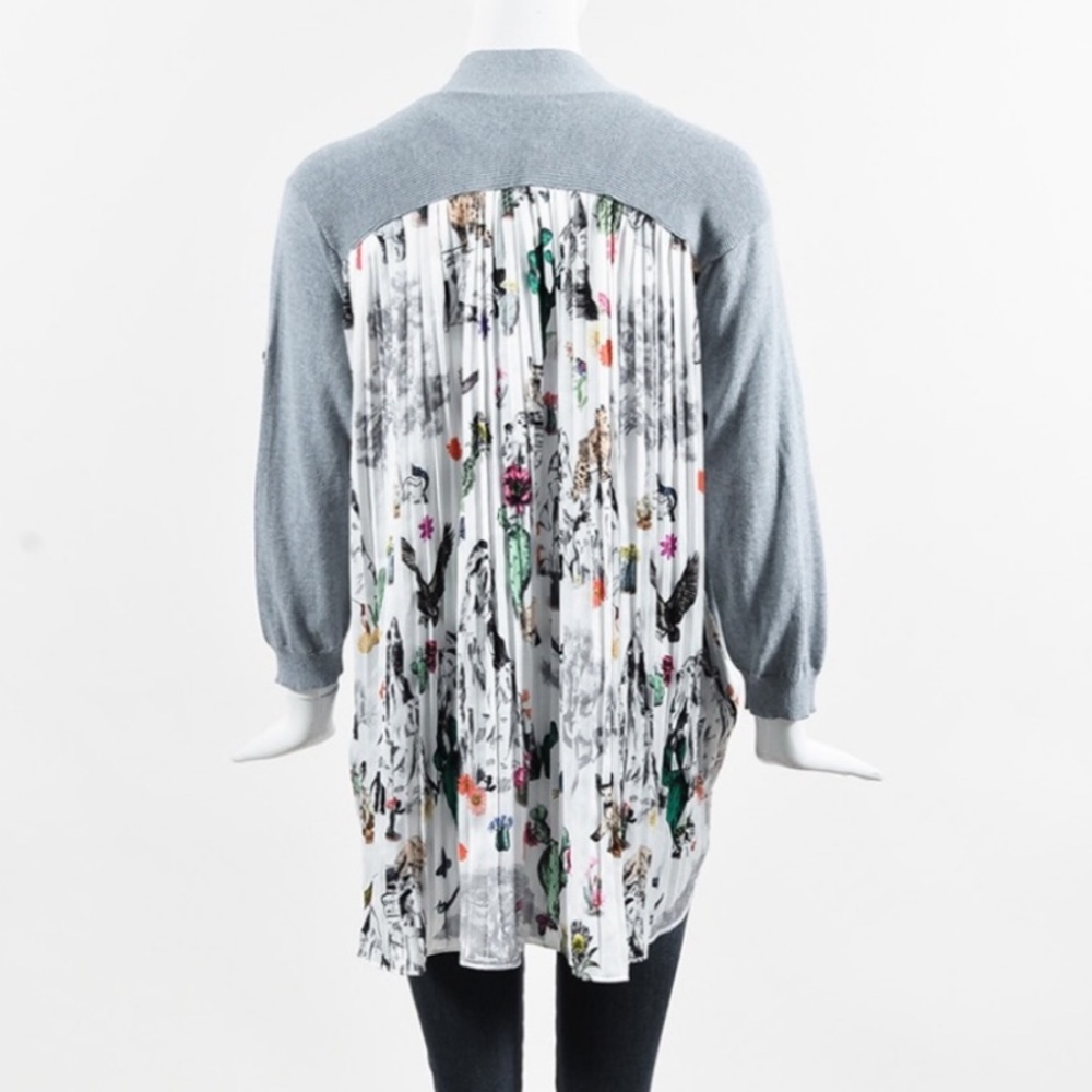 Koch Longfellow Cardigan Blue Graphic Desert Print